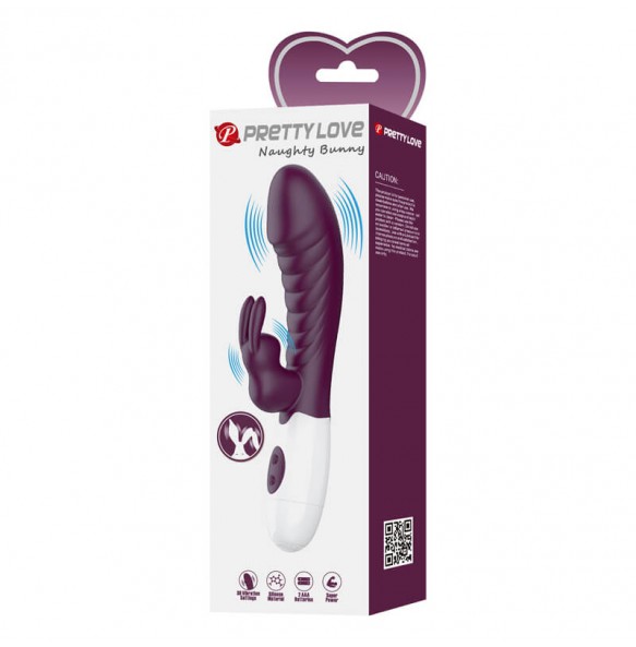 Pretty Love - Naughty Bunny Powerful Vibrating Massager Wand (Battery - Purple) Pretty Love - Naughty Bunny Powerful Vibrating Massager Wand (Battery - Purple)